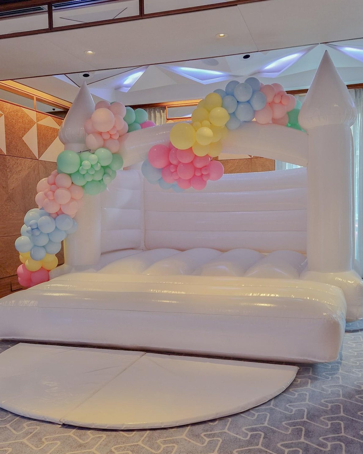 White Bouncy Castle